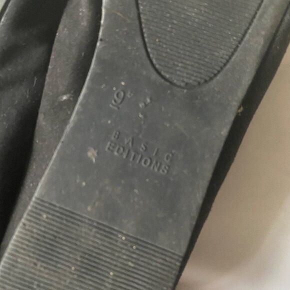 Basic Edition black with tassels ballerina flats - Picture 9 of 10